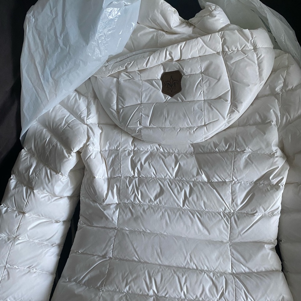 Mackage white puffer jacket- gently worn once